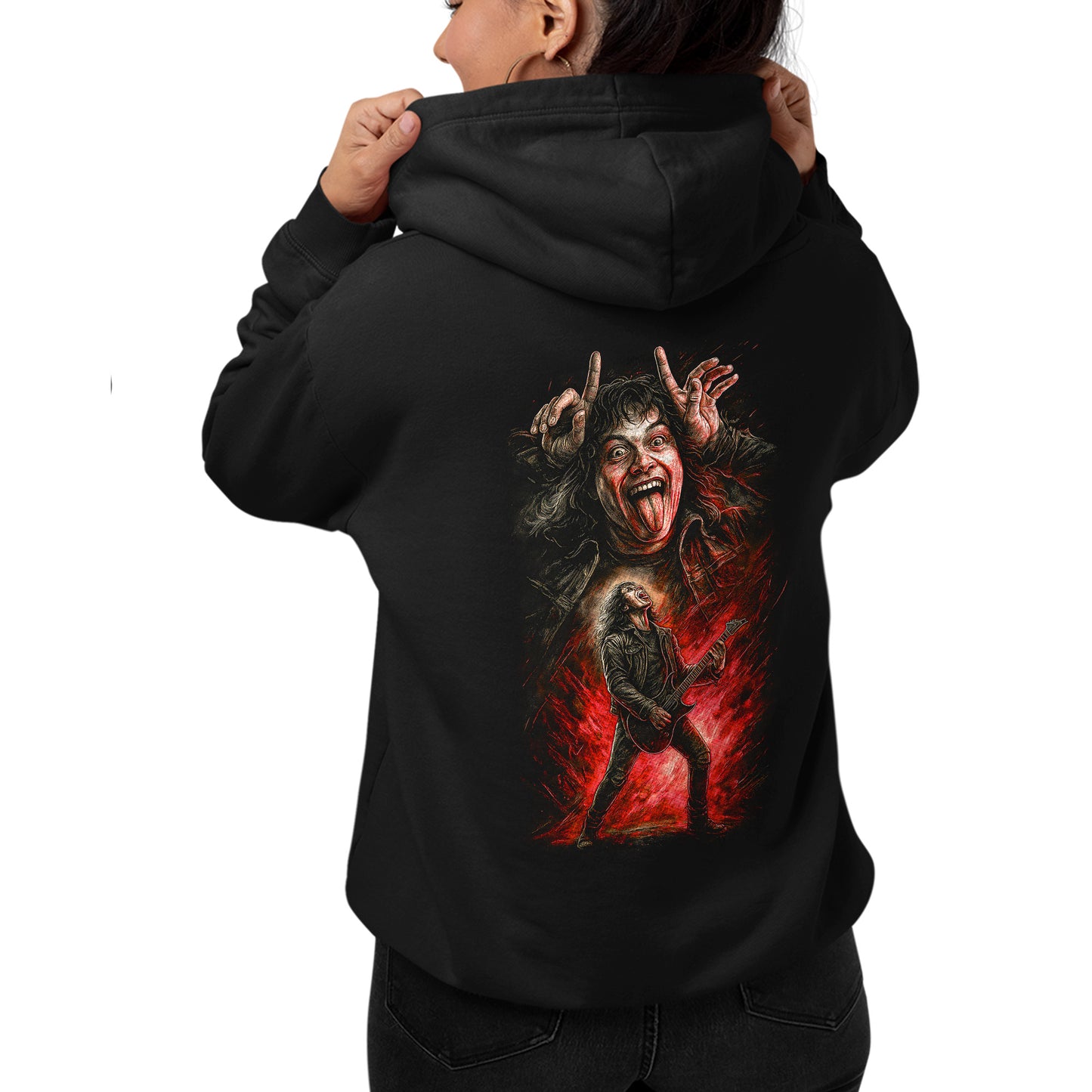 Eddie Rock Out Stranger Things Hoodie