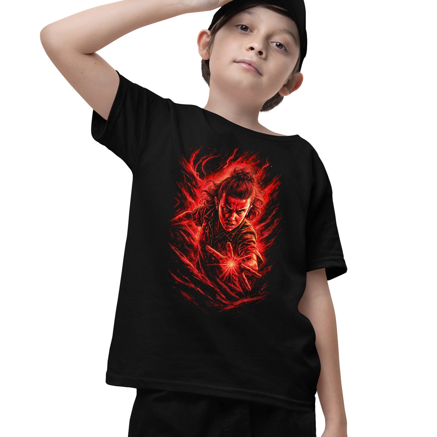 Kids Elle Power Stranger Things T-shirt