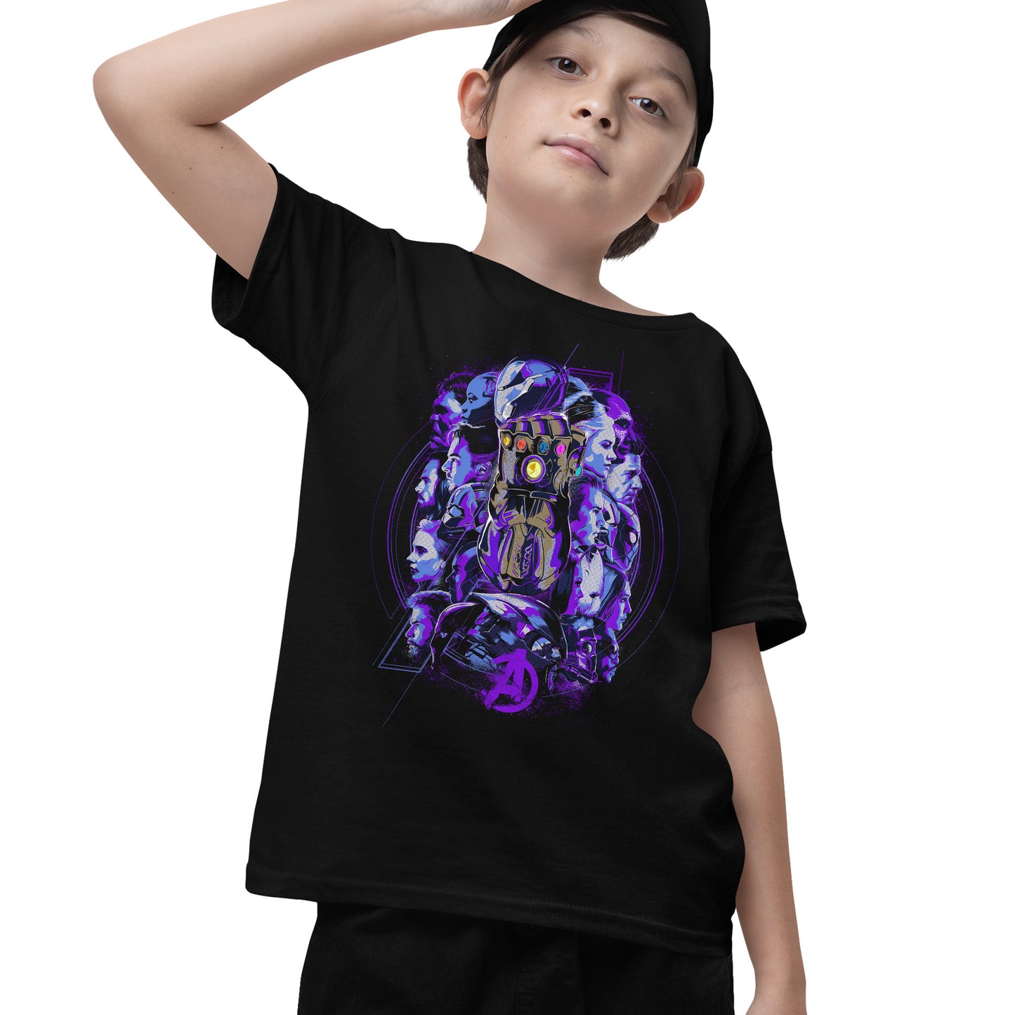 Kids Avengers Endgame Infinity Glove T-shirt