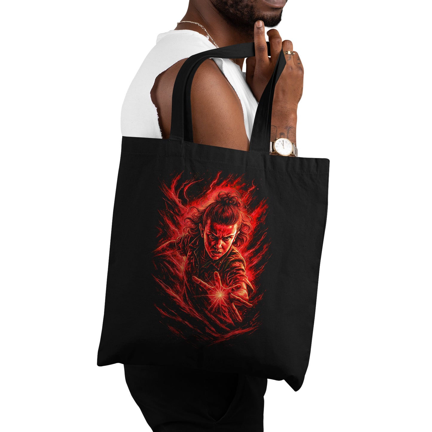 Elle Power Stranger Things Tote Bag