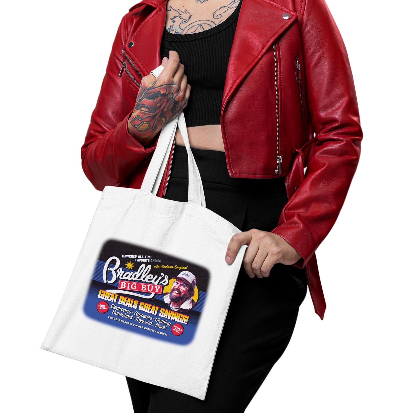 Bradley's Big Buy Stranger Things tote Bag