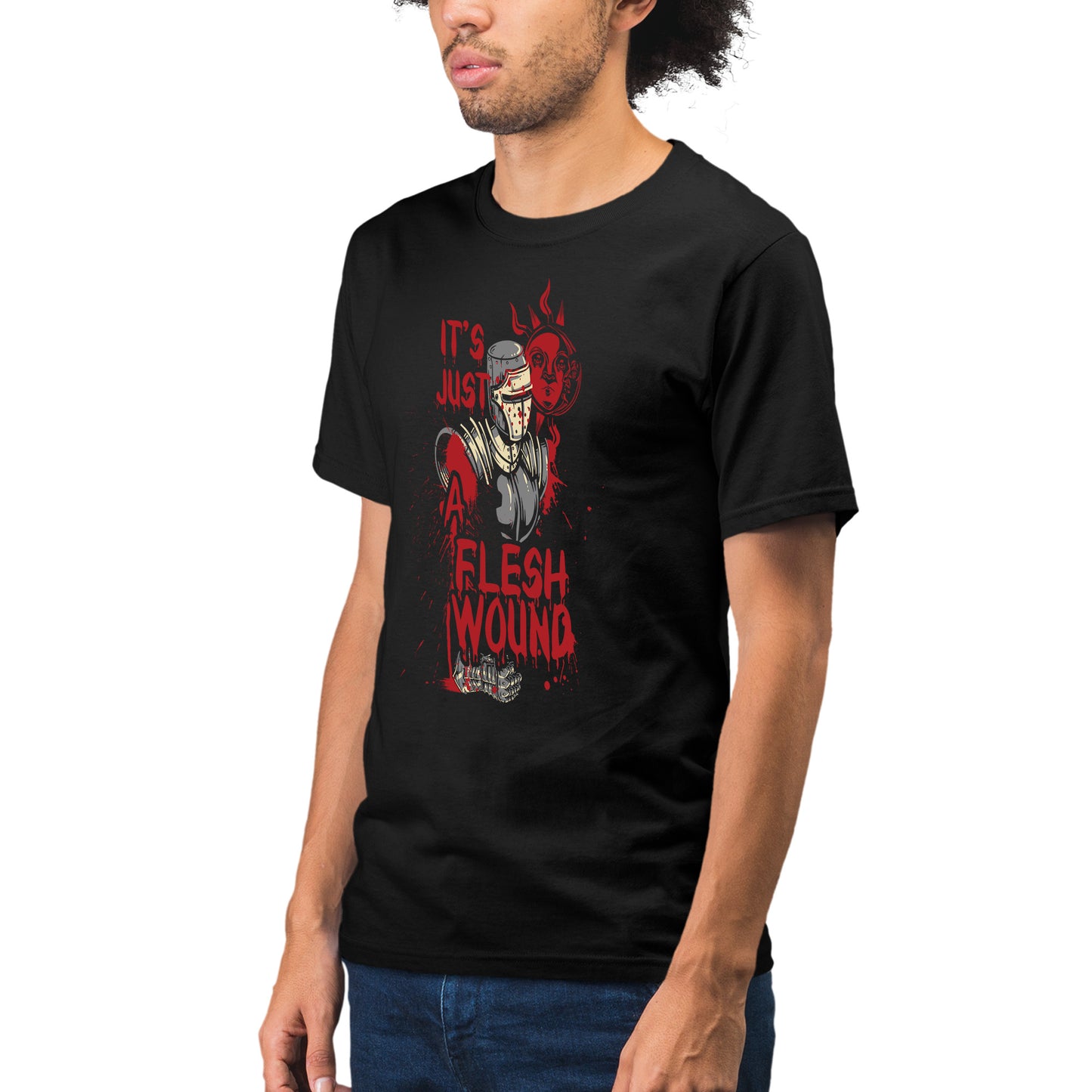 It's Just A Flesh Wound Monty Python Unisex T-shirt