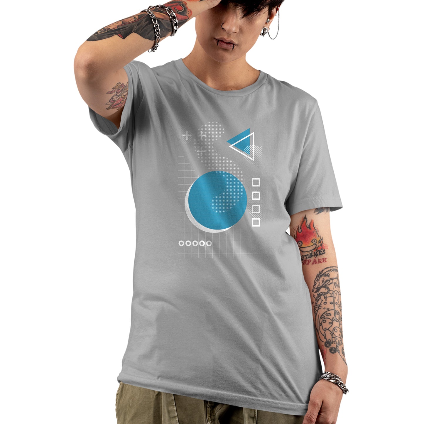 Abstract Art Grid Unisex T-shirt