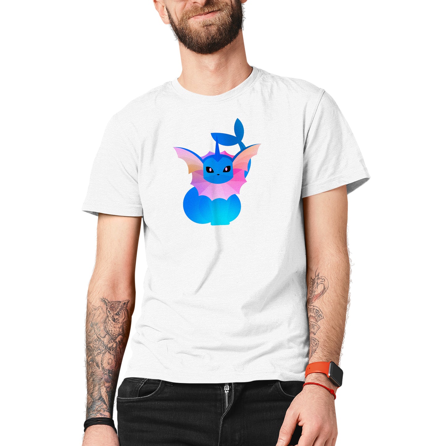 Vaporeon Pokemon Styised Unisex T-shirt