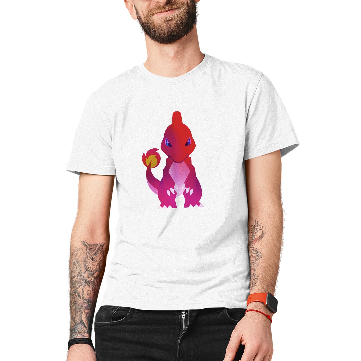 Charmeleon Pokemon Stylised Unisex T-shirt