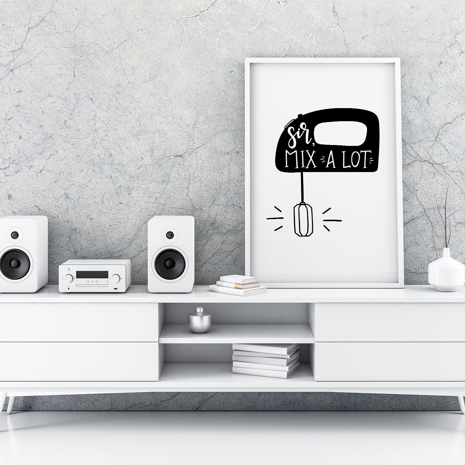 Sir Mix A Lot A4 A3+A2 Posters Wall Art Home - Kuzi Tees