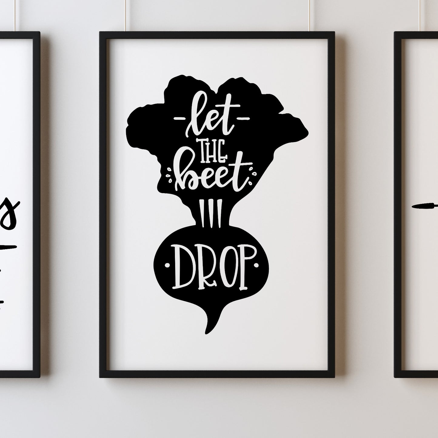 Let The Beet Drop A4 A3+A2 Posters Wall Art Home - Kuzi Tees