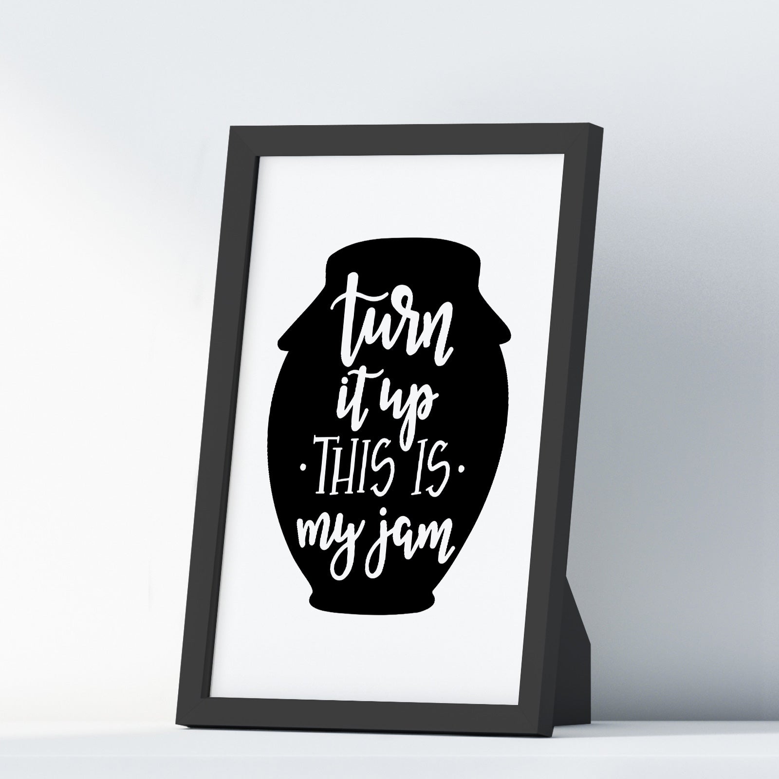 Turn It Up This Is My Jam A4 A3+A2 Posters Wall Art Home - Kuzi Tees