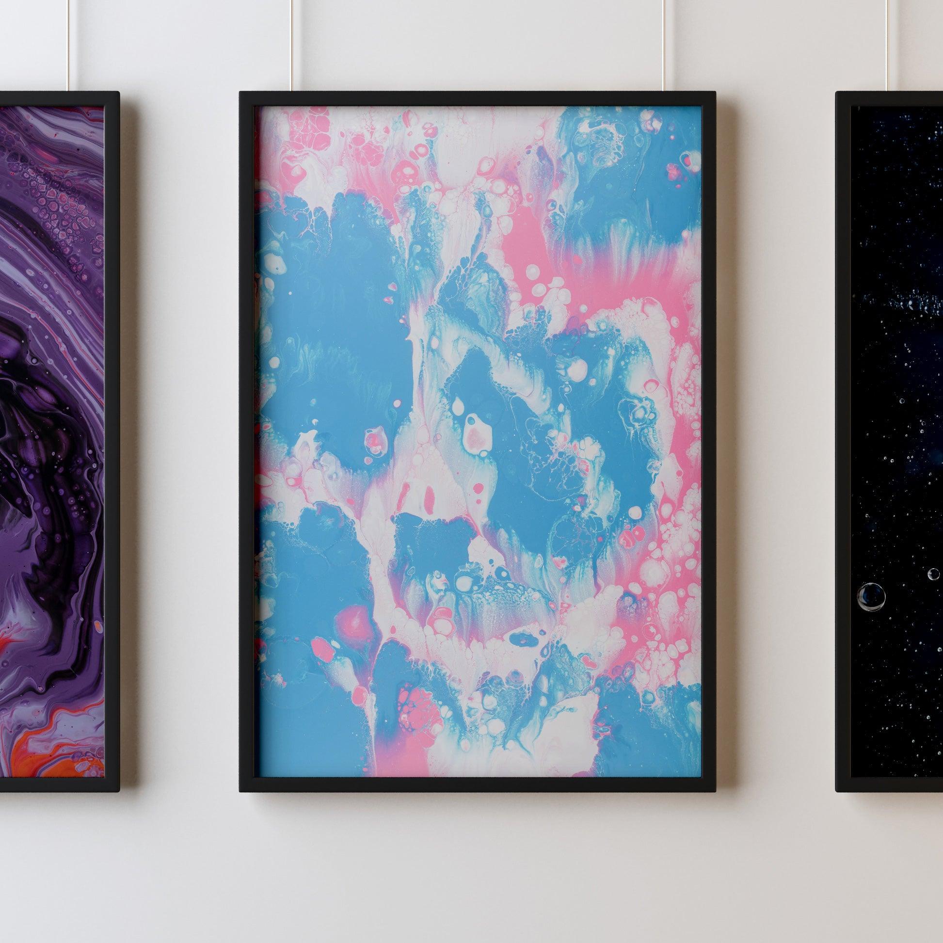 Fluid Art Marshmallow Print 18 - Kuzi Tees