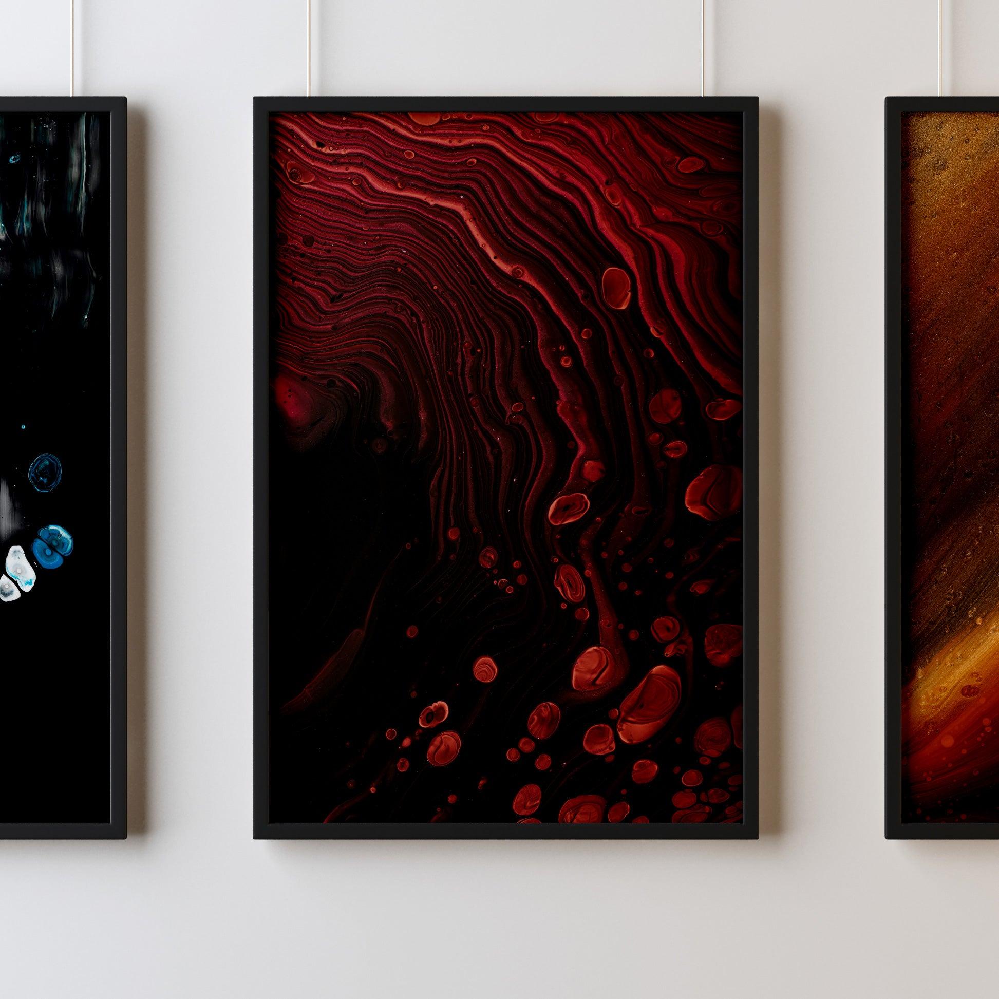 Fluid Art Blood cells count Print 23 - Kuzi Tees
