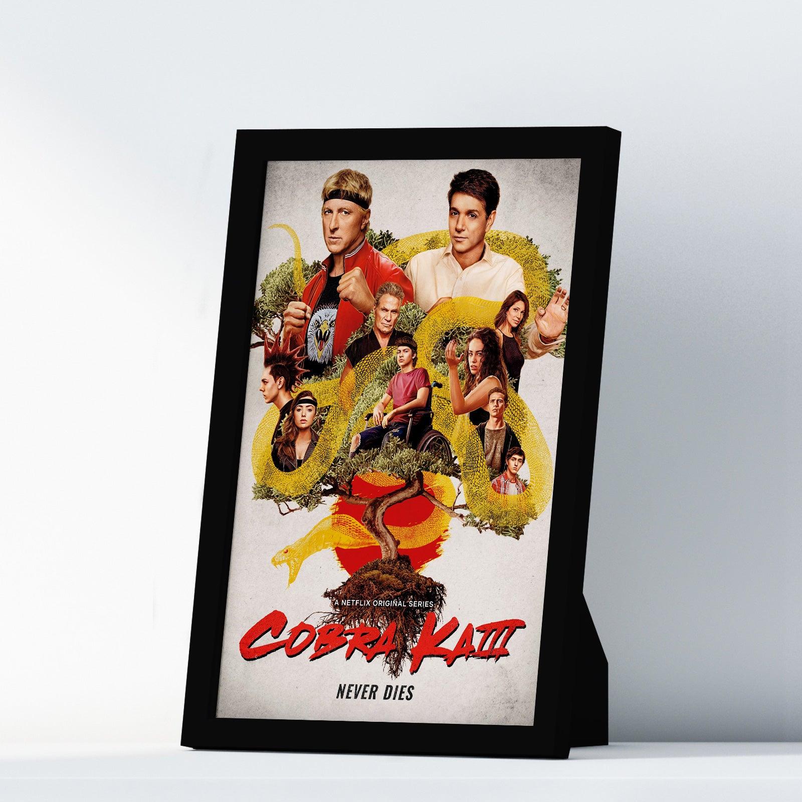 Cobra Kai 2018 One Cobra Kai Karate Kid Posters Big Print Art Frame TV Saga Little Dragons A2 A3 - Kuzi Tees
