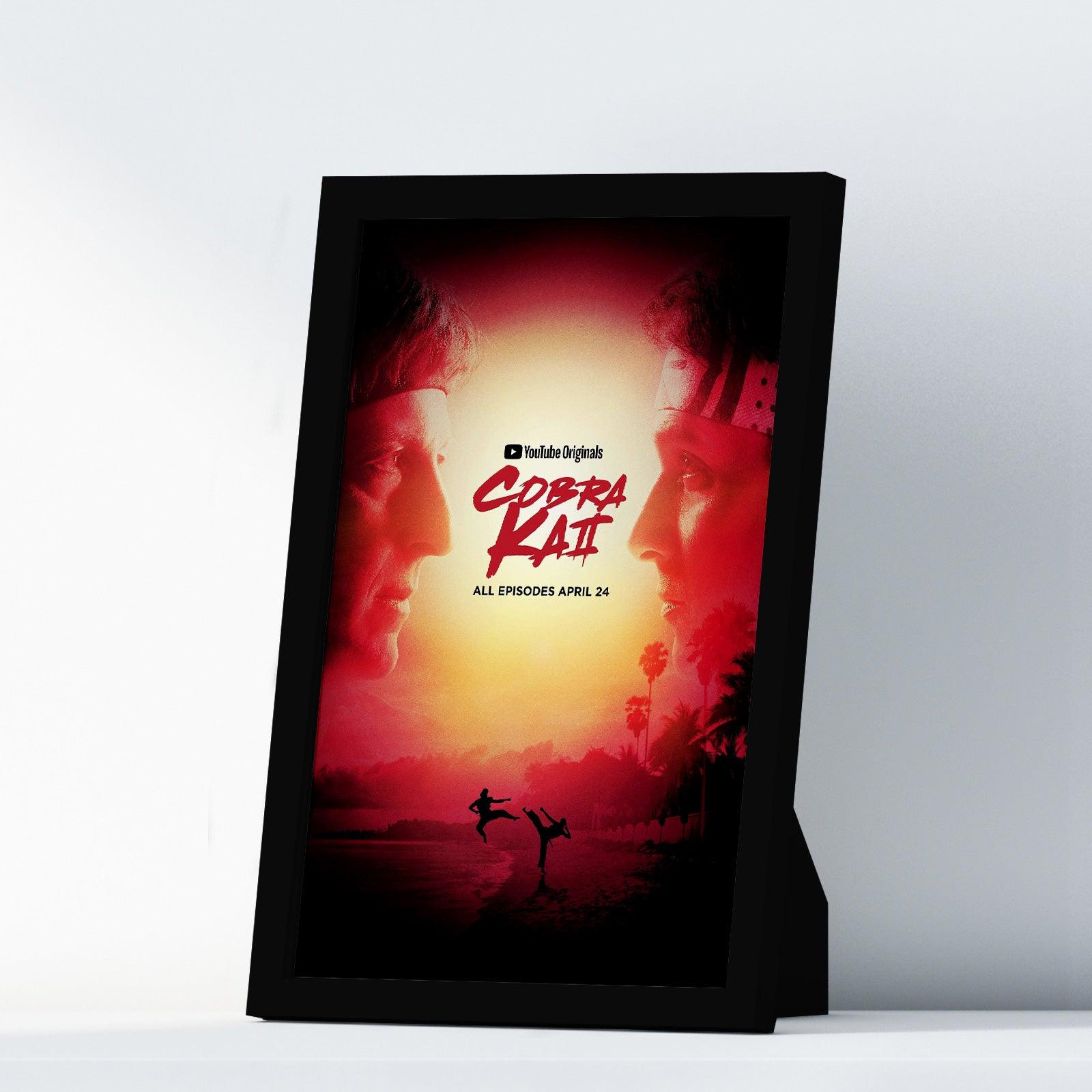 Cobra Kai 2018 Four Cobra Kai Karate Kid Posters Big Print Art Frame TV Saga Little Dragons A2 A3 - Kuzi Tees