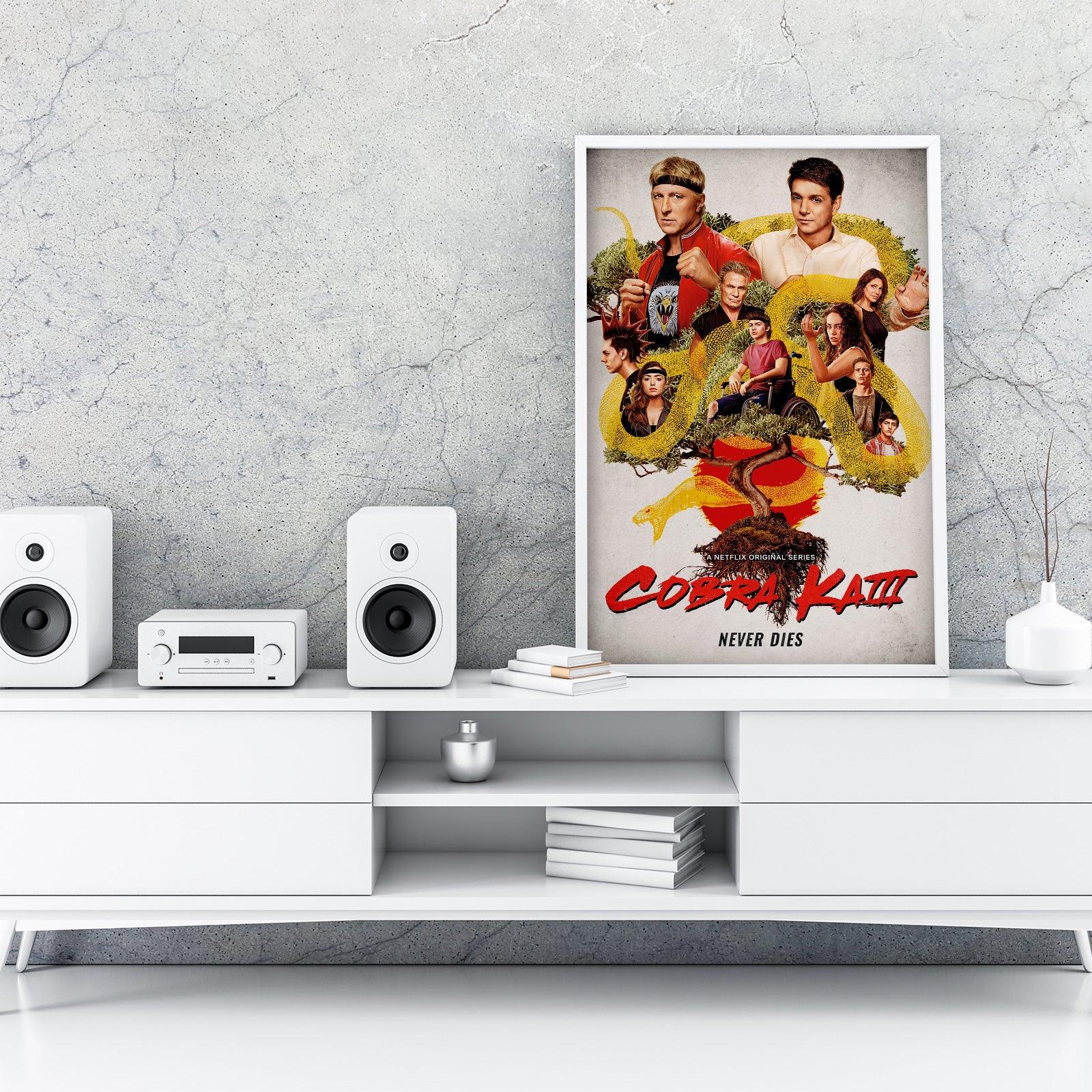 Cobra Kai 2018 One Cobra Kai Karate Kid Posters Big Print Art Frame TV Saga Little Dragons A2 A3 - Kuzi Tees