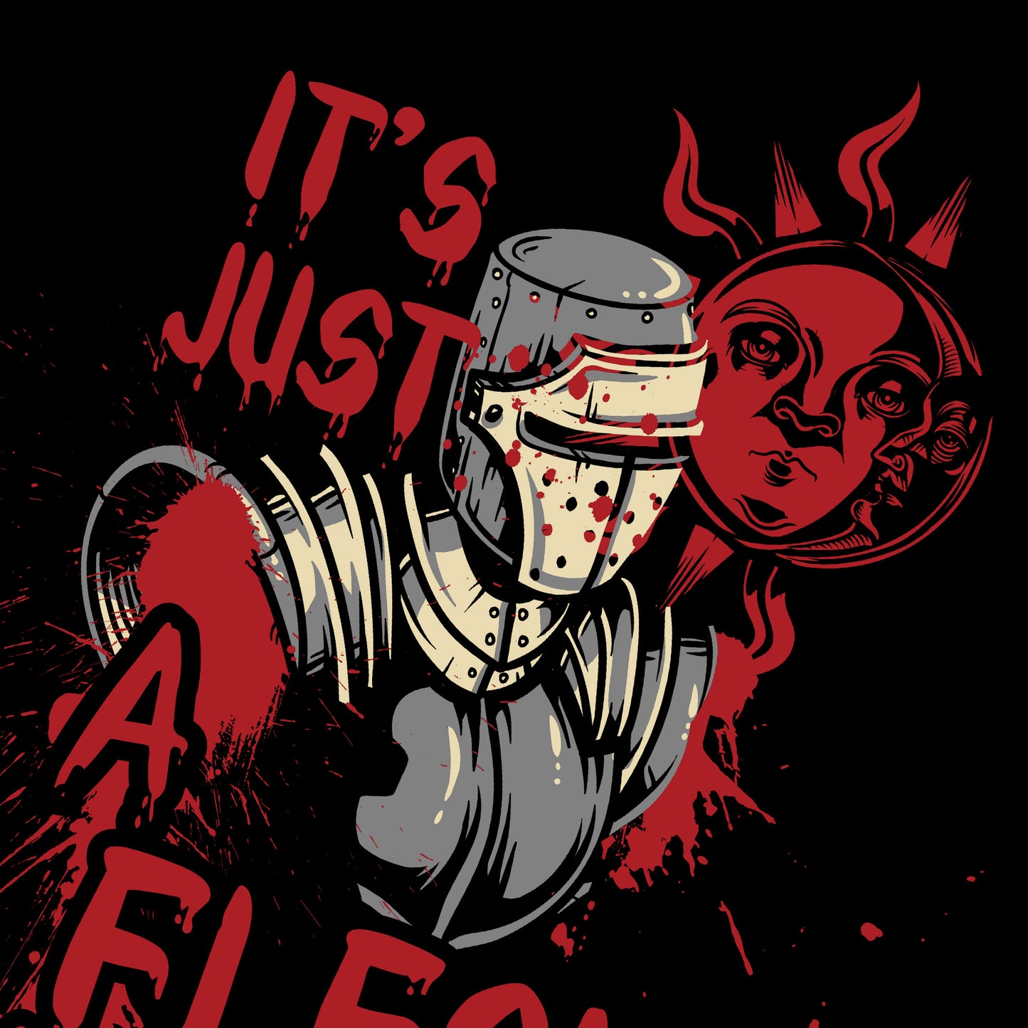 It's Just A Flesh Wound Monty Python Hoodie