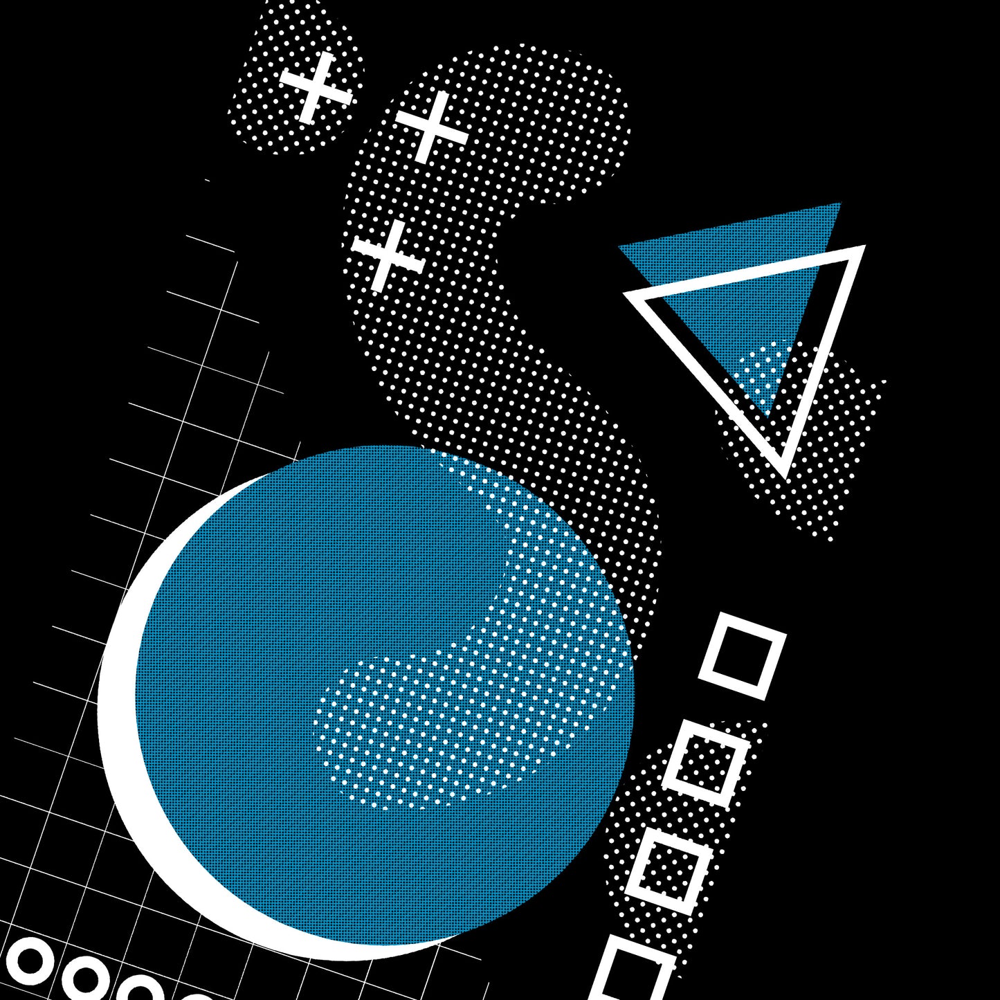 Abstract Art Grid Unisex T-shirt