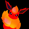 Flareon Pokemon Stylised Hoodie