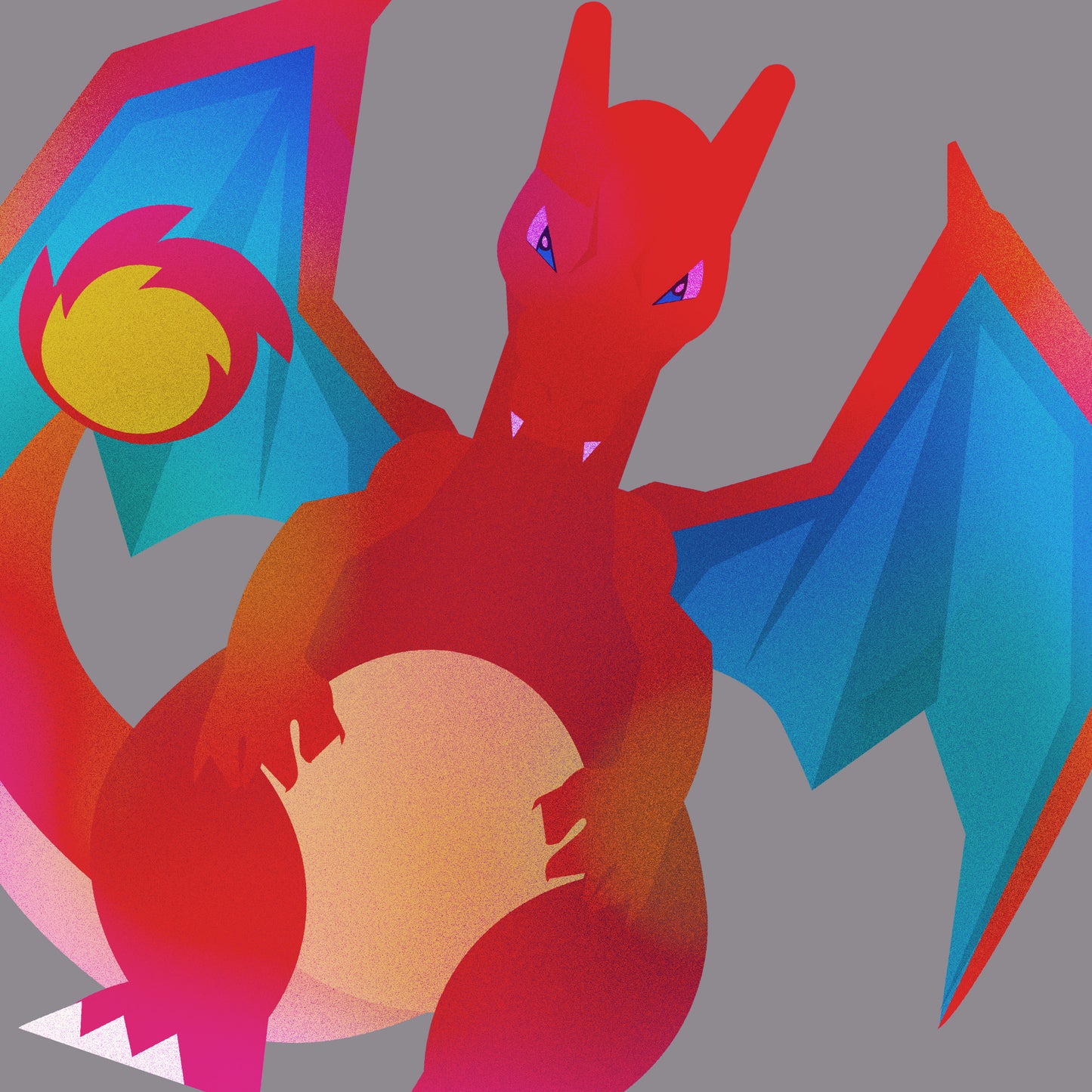 Charizard Pokemon Stylised Hoodie