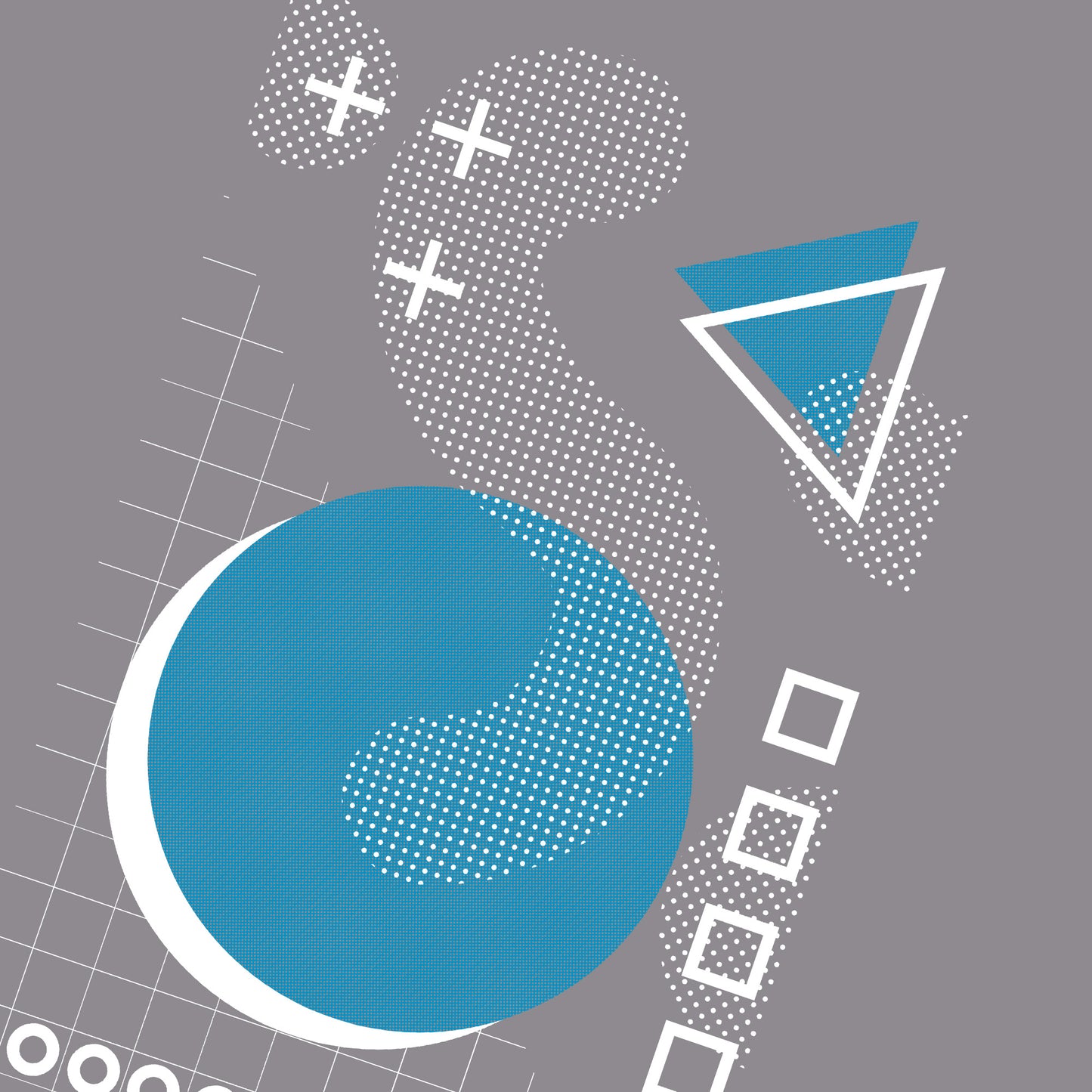 Abstract Art Grid Sweatshirt