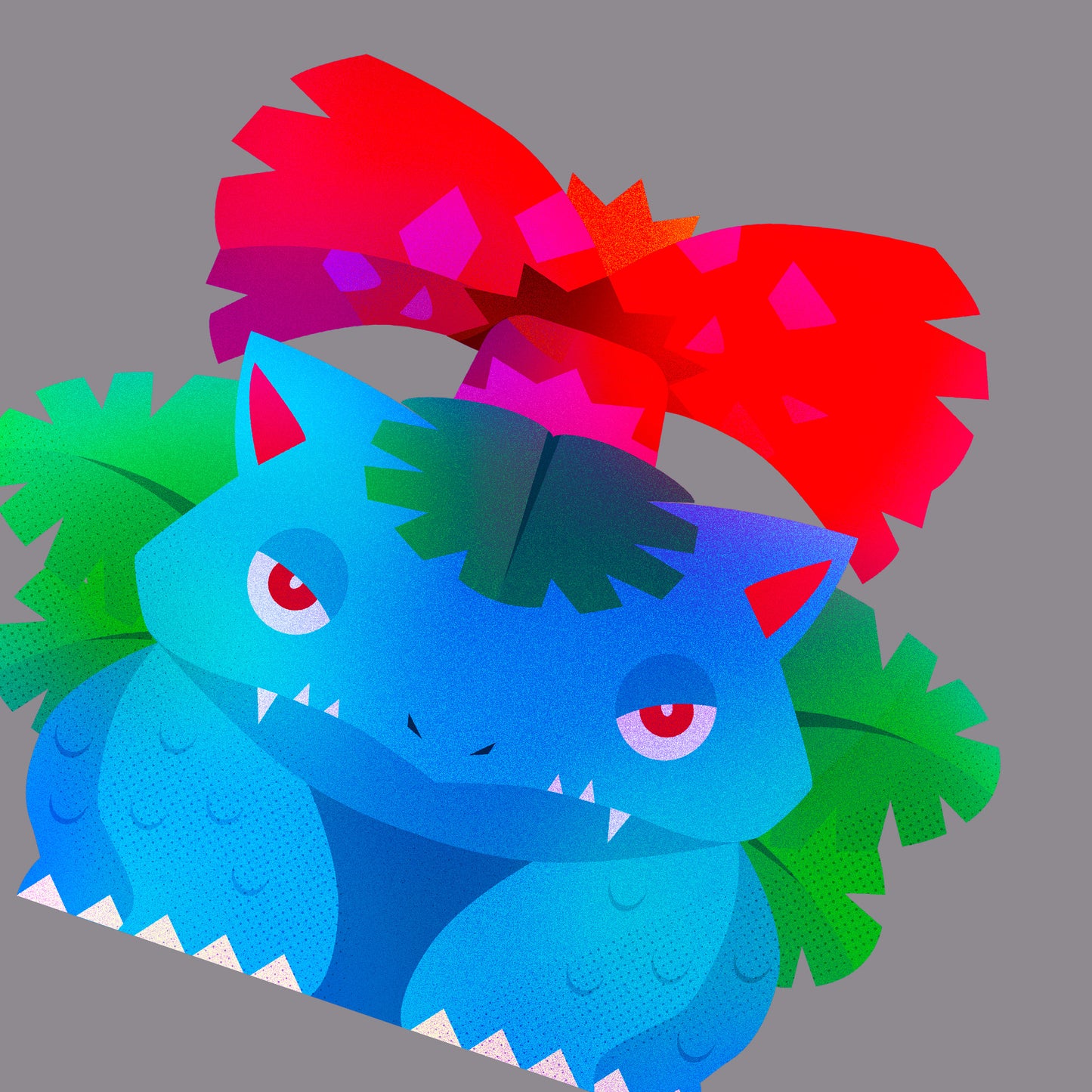 Venusaur Pokemon Stylised Unisex T-shirt