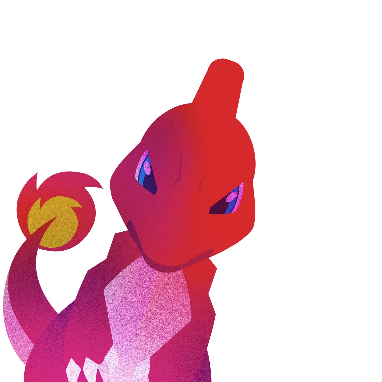 Charmeleon Pokemon Stylised Unisex T-shirt