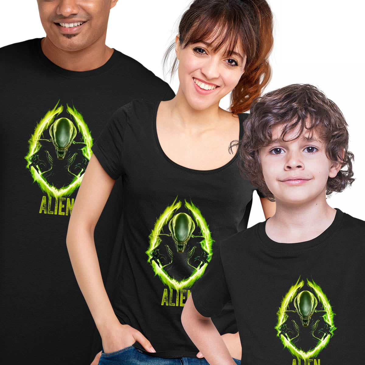 Galactic Invasion Tee: Alien Romulus Edition Black T-shirt