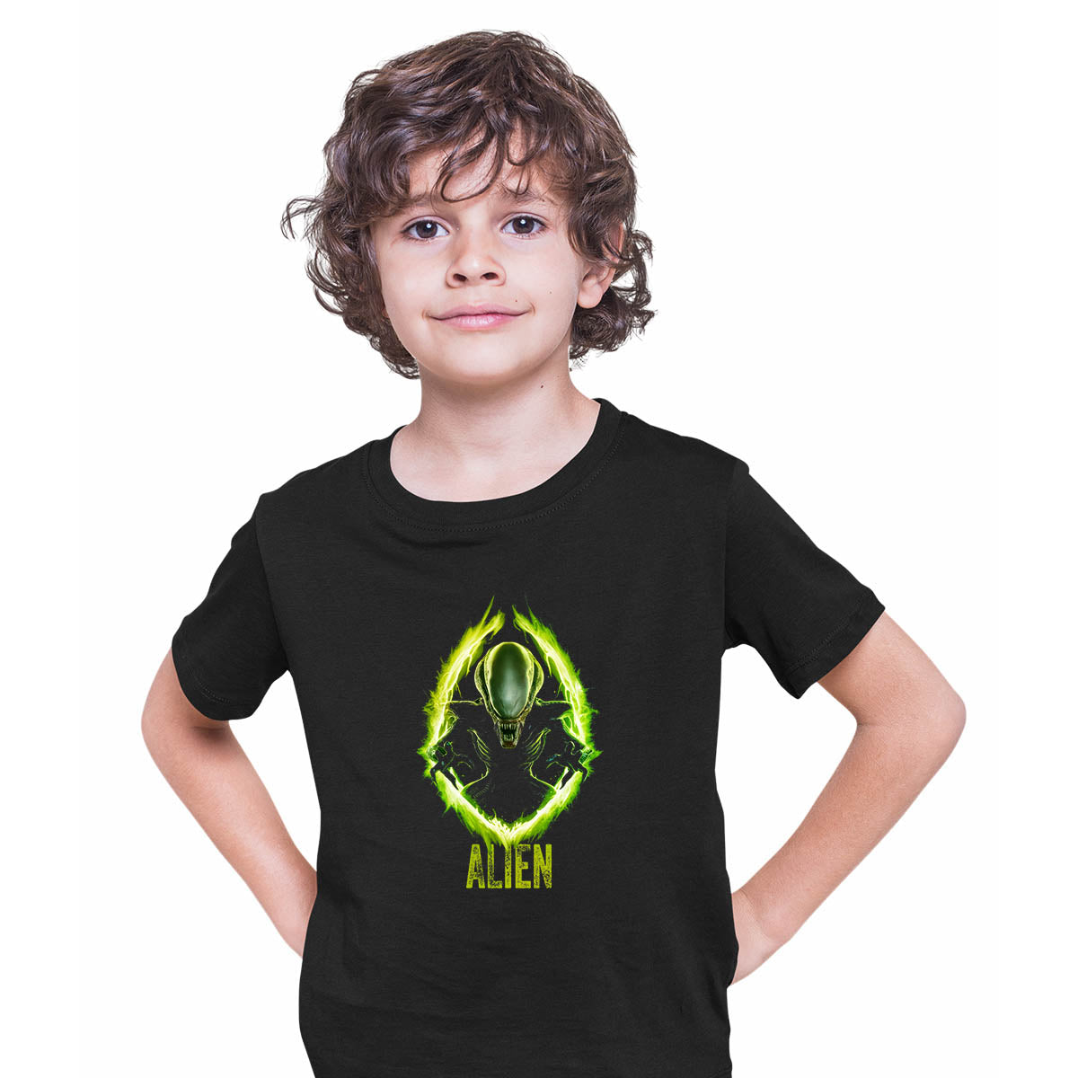 Galactic Invasion Tee: Alien Romulus Edition Black T-shirt