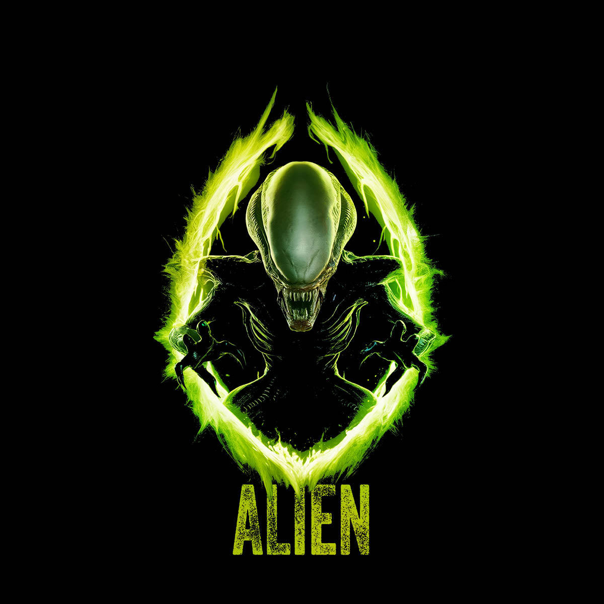 Galactic Invasion Tee: Alien Romulus Edition Black T-shirt