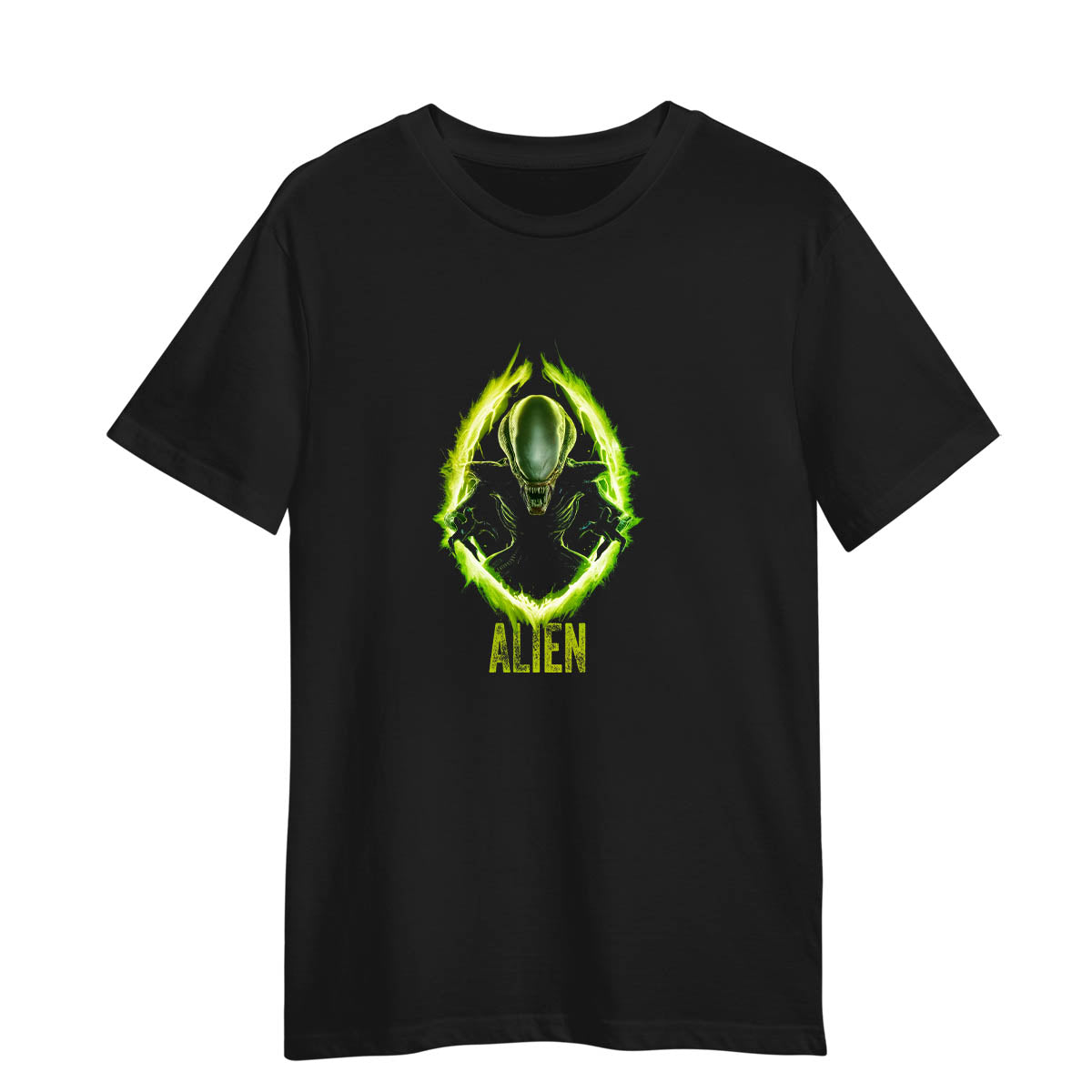 Galactic Invasion Tee: Alien Romulus Edition Black T-shirt