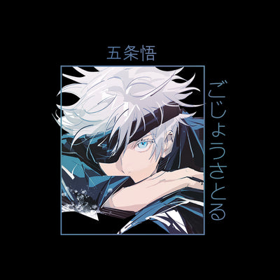 Anime Jujutsu Kaisen Satoru Gojo Black t-shirt 