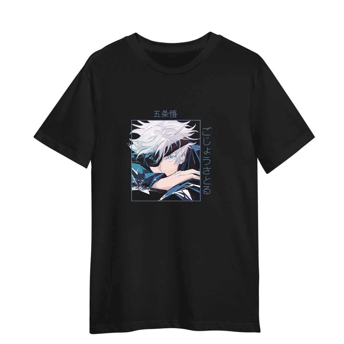 Anime Jujutsu Kaisen Satoru Gojo Black t-shirt 