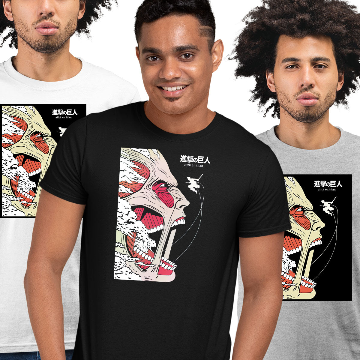 Attack On Titan Levi Ackerman Fights Colossal Titan Anime Manga Adult Unisex Tee