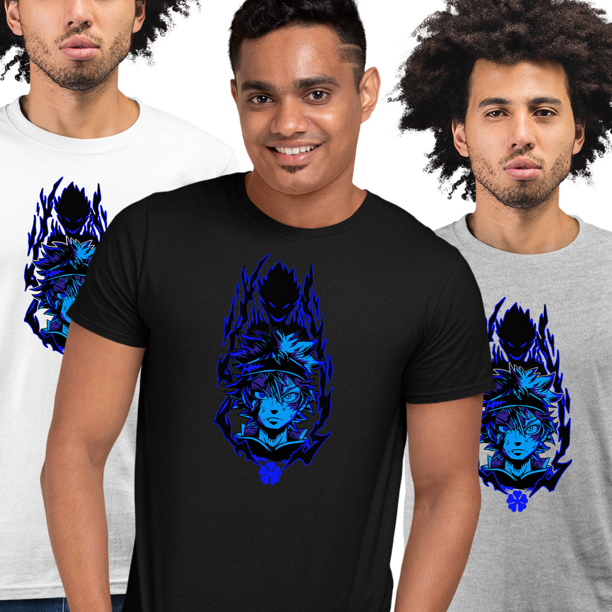Black Clover T-shirt Asta Japanese Manga 