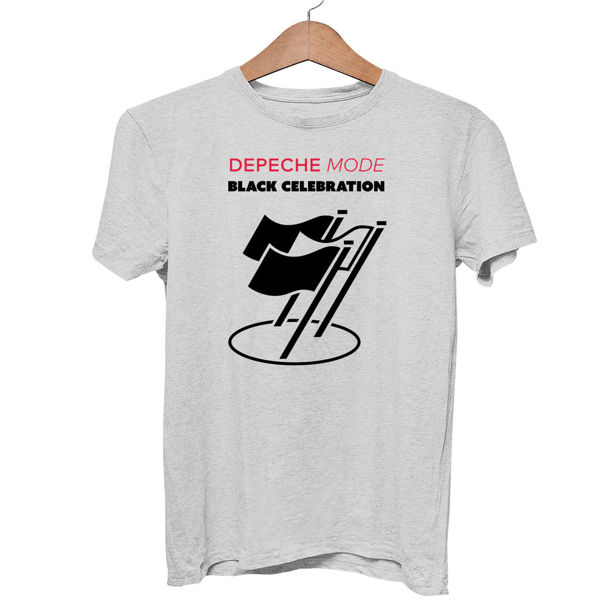 Black Celebration Album Grey T-shirt 