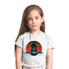 Cat Ramen Kawaii Neko Chonk Retro 80s Style Japanese Noodles Anime WHite T-shirt for Kids
