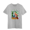 Chainsaw Man Denji Gray T-shirt Japanese Anime Manga Adult Tee
