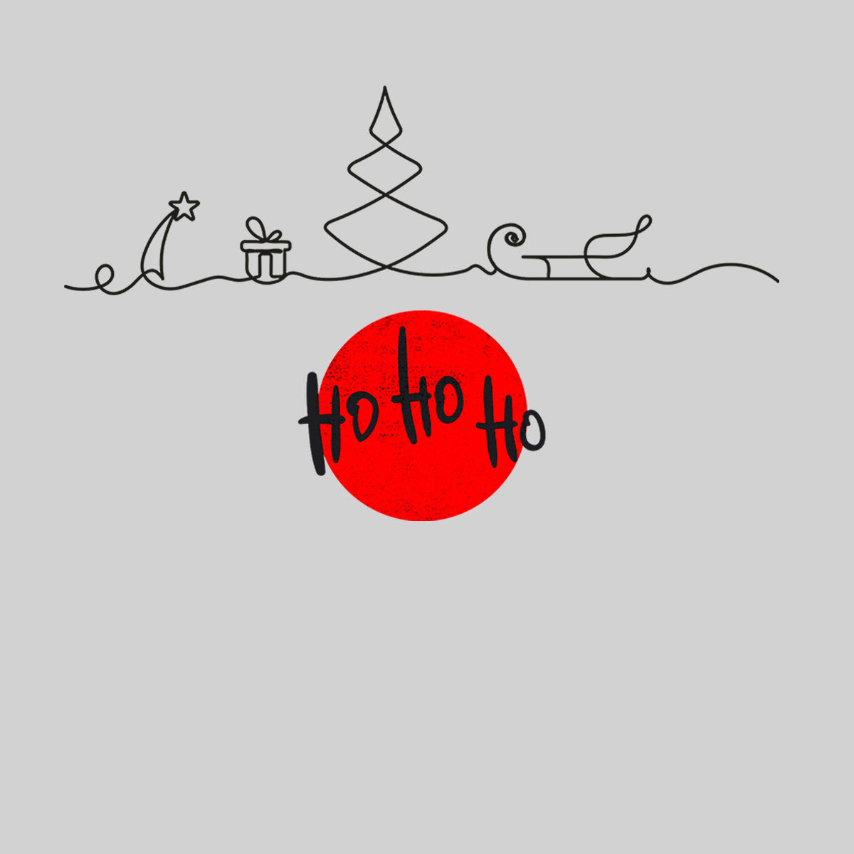 Christmas Ho Ho Ho Funny T-shirt