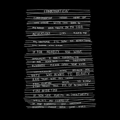 Condemnation Lyrics Black T-shirt Depeche Mode