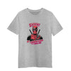 Dead Pool Grey T-shirt Movie Funny Sarcastic 