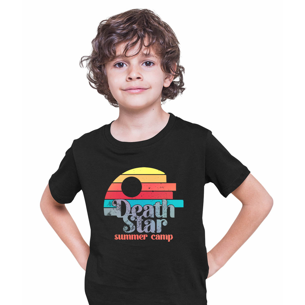 Death Star Summer Camp Dark Side T-shirt Kids Tee
