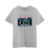 Demon Slayer Abbey Road Tanjiro Nezuko Zenitsu Inosuke Grey Adult Unisex Tee