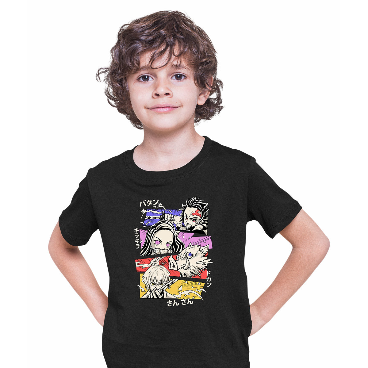 Itachi Uchiha Naruto Graphic Art Japanese Manga Anime Black T-shirt for Kids