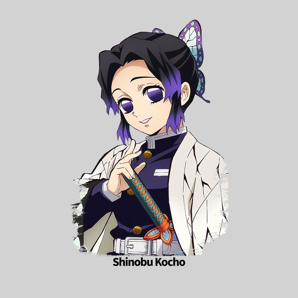 Demon Slayer Shinobu Kocho Kimetsu no Yaiba Japanese Anime Art Adult Unisex T-shirt
