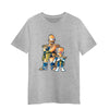 Dragon Bart Bart Simpson And Dragon Ball Adult Unisex Grey T-shirt