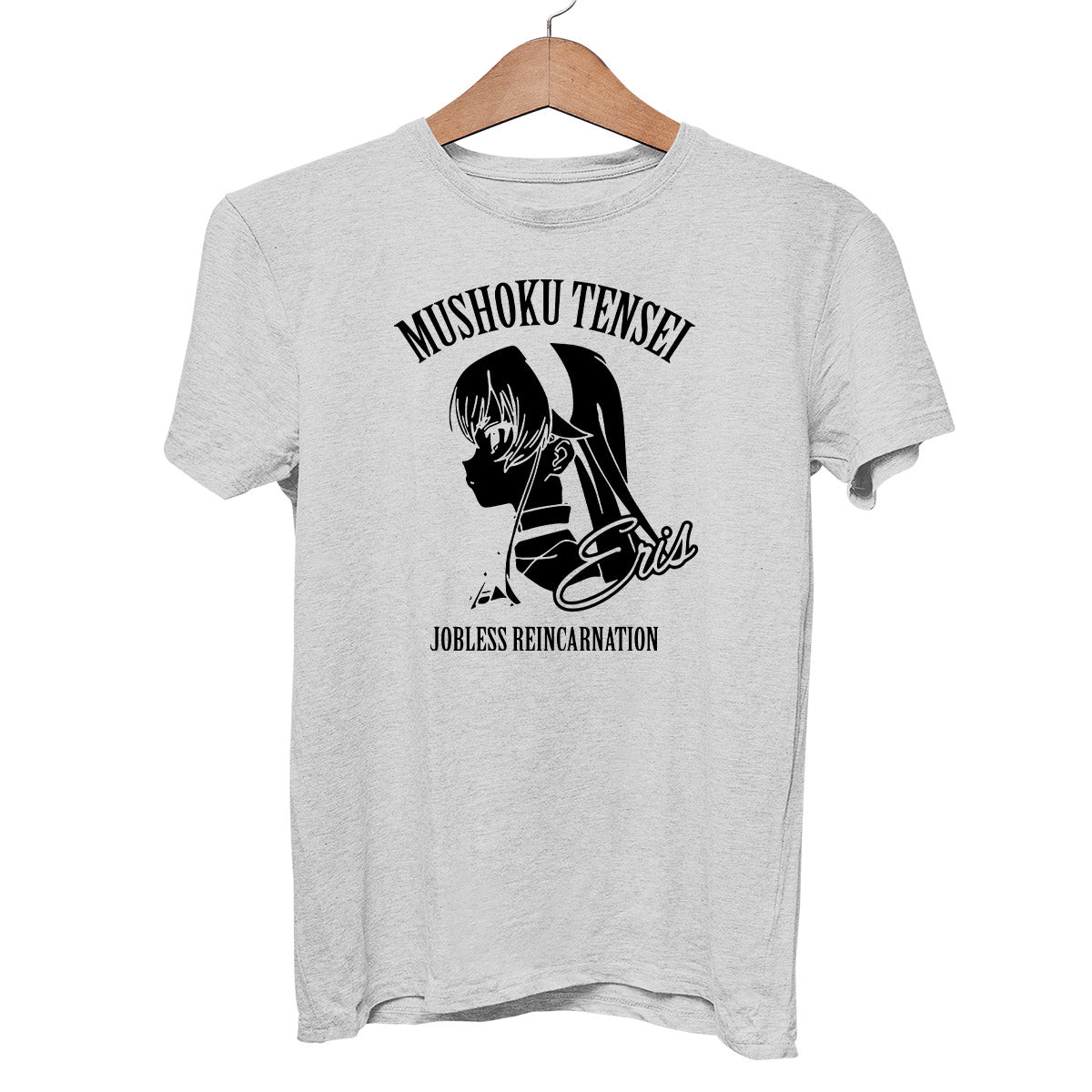 Eris Mushoku Tensei Jobless Reincarnation Anime Adult Unisex Grey T-shirt