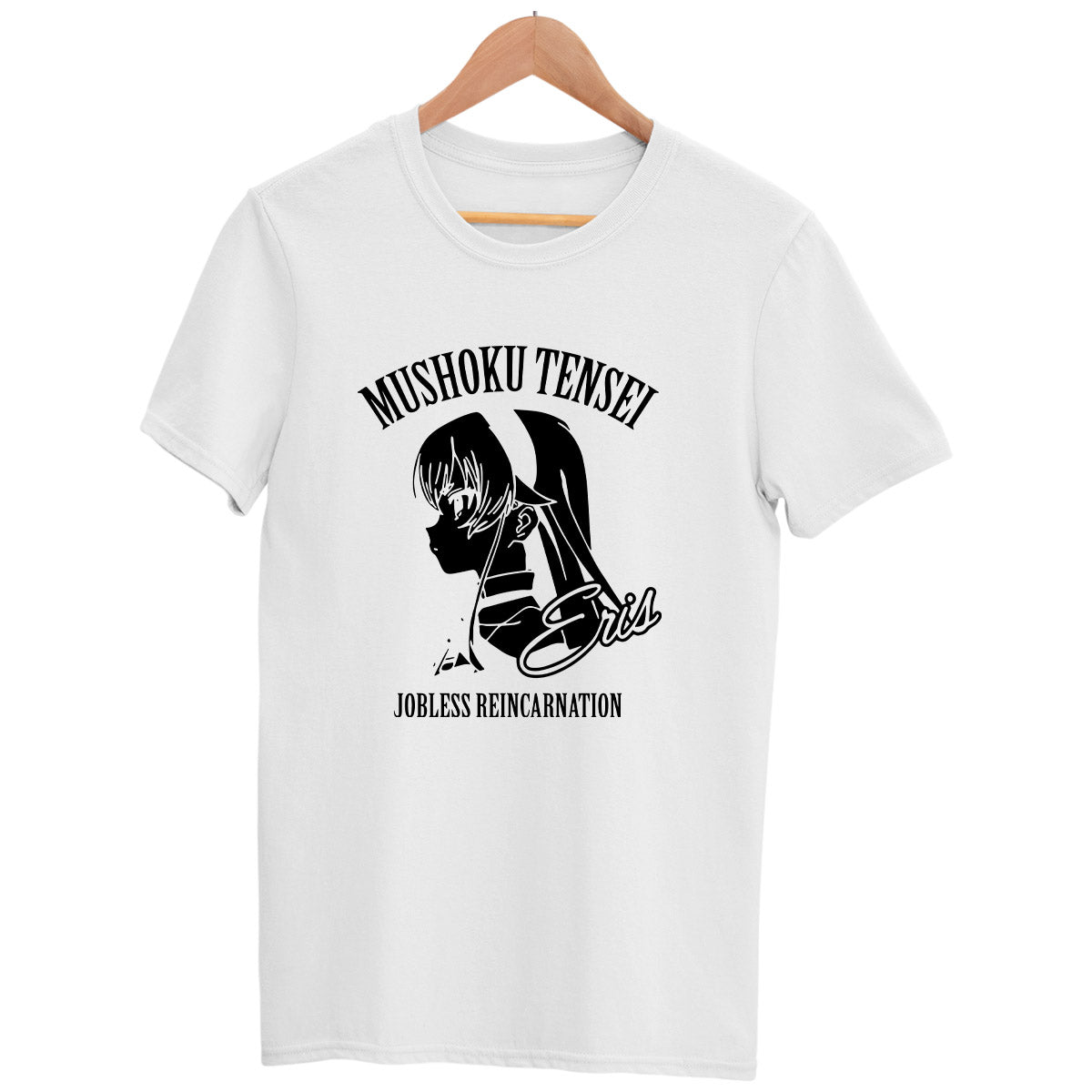 Eris Mushoku Tensei Jobless Reincarnation Anime Adult Unisex White T-shirt