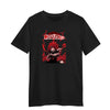 Evil Anime Boy With Three Eyes Japanese Yokai Funny Adult Unisex Black T-shirt