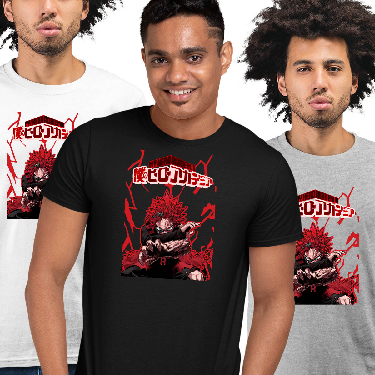 Evil Anime Boy With Three Eyes Japanese Yokai Funny Adult Unisex T-shirt