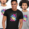 Evil Anime Boy With Three Eyes Japanese Yokai Funny Adult Unisex T-shirt