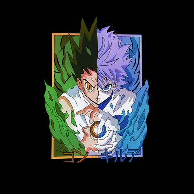 Gon Freecss And Killua Zoldyck Hunter x Hunter Anime Manga Adult Unisex T-shirt