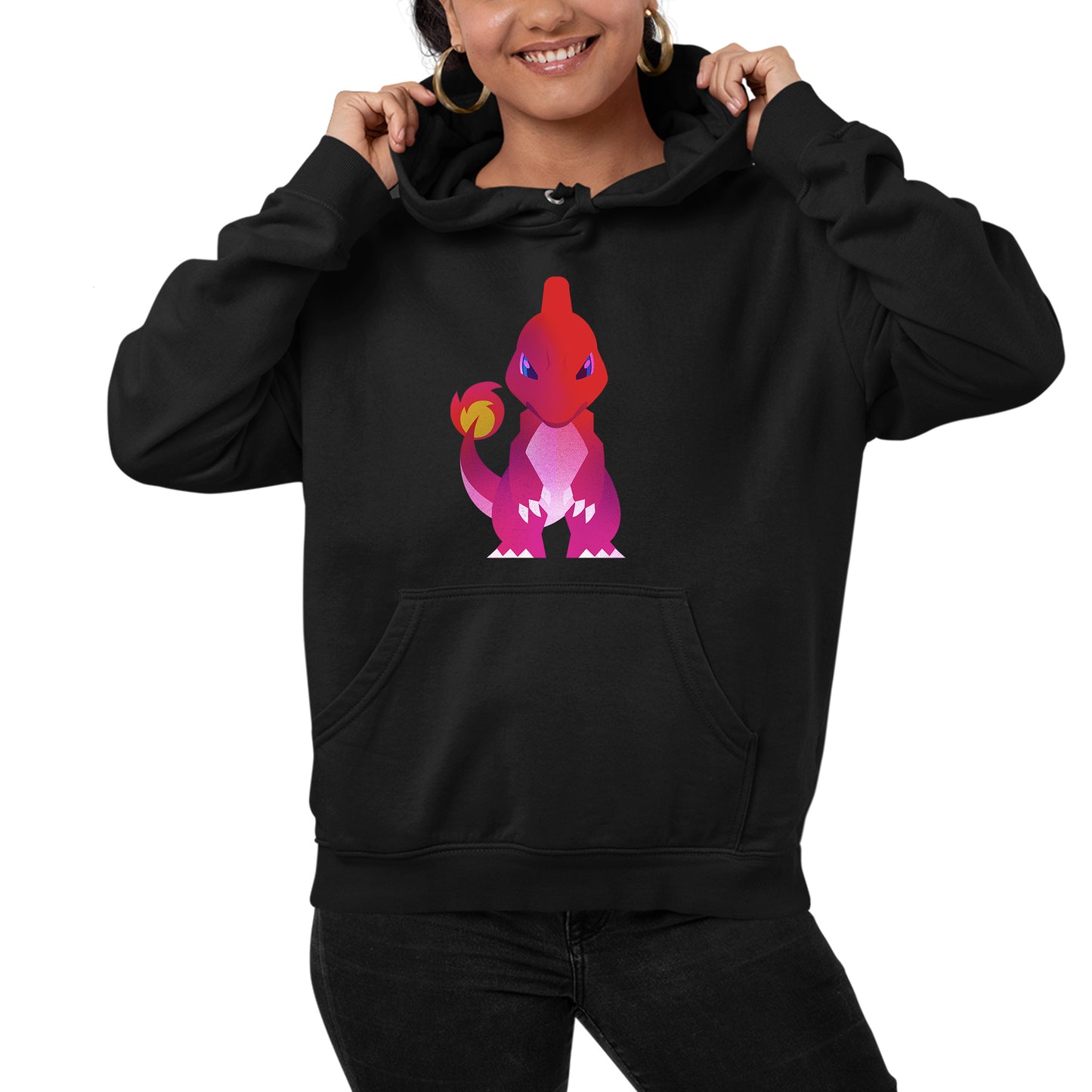 Charmeleon Pokemon Stylised Hoodie
